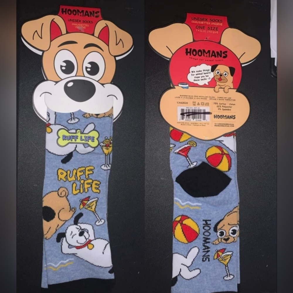 Unisex Hoomans Crew Sock 8-12